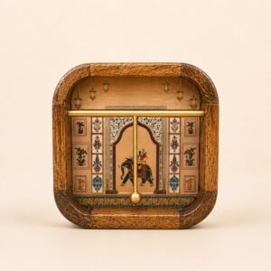 Daily Talks Mango Wood Napkin Holder — Rajasthani Elephant (M51) — corporate gifting Chandigarh