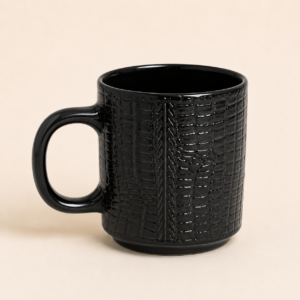 JCPL Auram Milk Mug — Black — corporate gifting Chandigarh