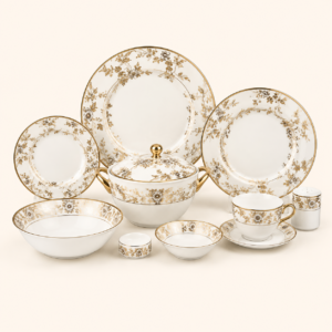 JCPL Ebony Karina Dinner Set — E-623 (79 Pcs) — corporate gifting Chandigarh