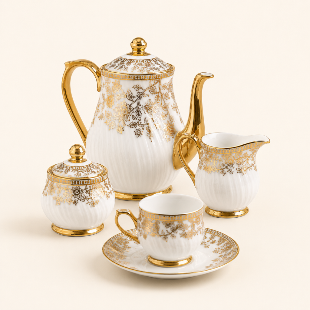 JCPL Ebony Karina Tea Set (15 Pcs) — corporate gifting Chandigarh