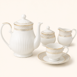 JCPL Gold Line 110 Mona Tea Set (15 Pcs) — corporate gifting Chandigarh