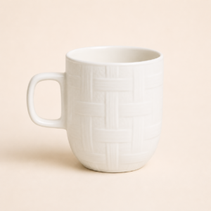 JCPL Knit Milk Mug — White — corporate gifting Chandigarh