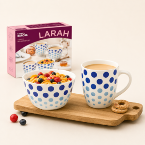 Larah by Borosil 4-Piece Breakfast Set — corporate gifting Chandigarh