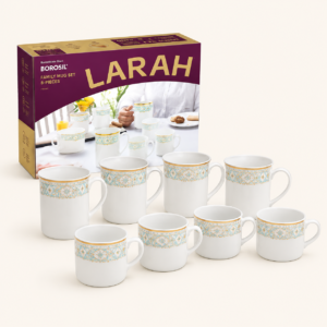 Larah by Borosil 8-Piece Family Mug Set — corporate gifting Chandigarh