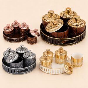 Trueware Milan Candy Set 4 with Tray — corporate gifting Chandigarh