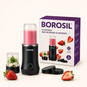 Borosil Nutrifresh Mini Blender & Grinder (black) - corporate gifting Chandigarh