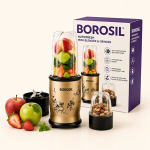 Borosil Nutrifresh Mini Blender & Grinder (gold) - corporate gifting Chandigarh