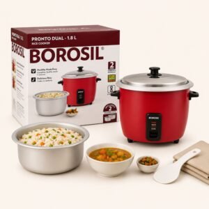 Borosil Pronto Dual 1.8L Rice Cooker - corporate gifting Chandigarh