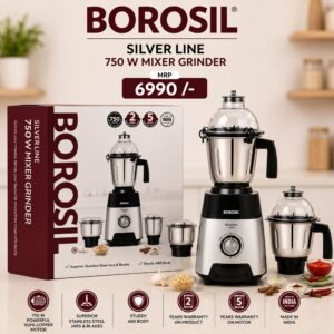 Borosil Silver Line 750W Mixer Grinder - corporate gifting Chandigarh