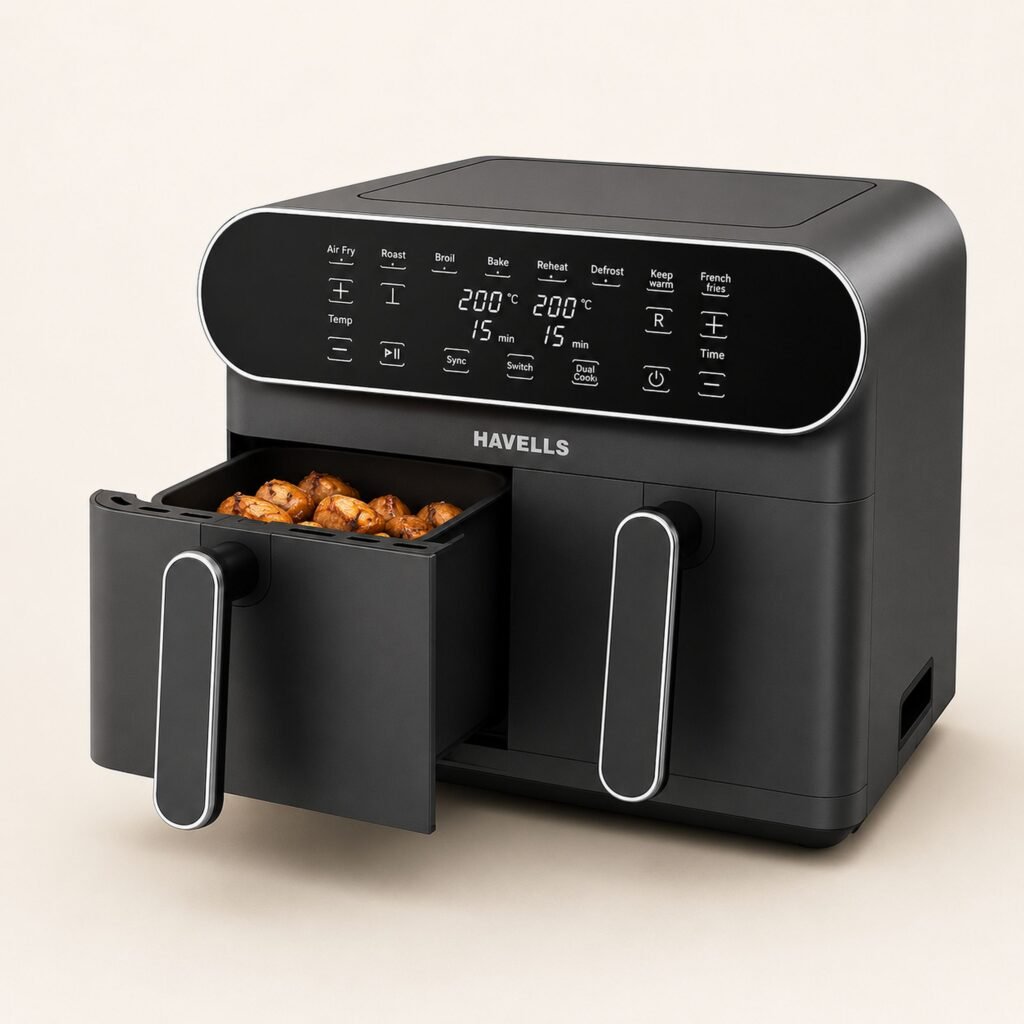 Havells Prolife Delicia Digital Dual Air Fryer - 10.5L | Diwali Corporate Gift