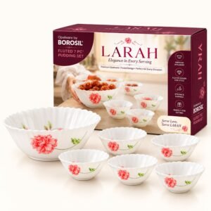 Larah Opalware 2-Piece Storage Bowl Set (400ml + 400ml)